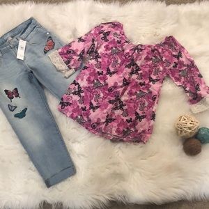 Girls Butterfly Outfit